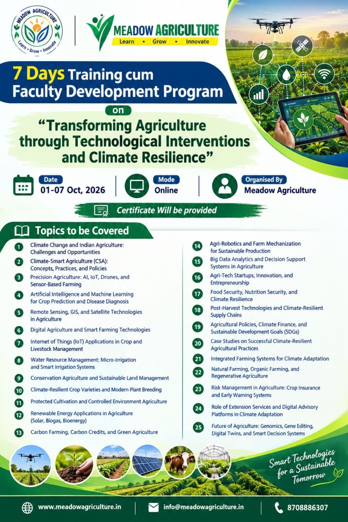 7 Days Training cum Faculty Development Program