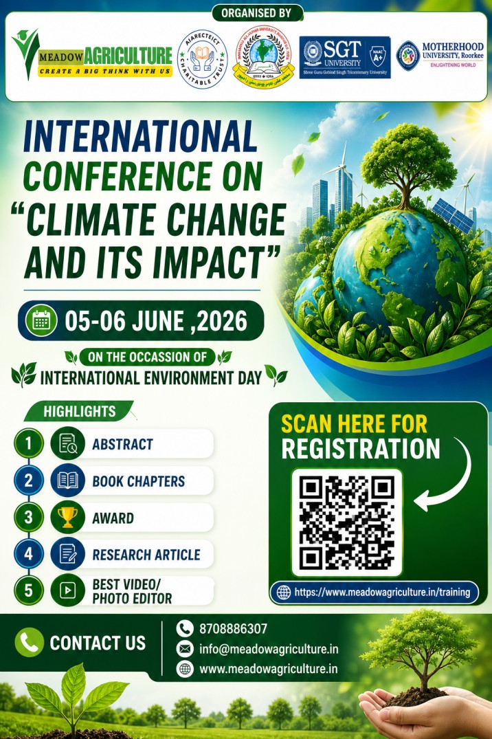 International Conference- “Climate Change and Its Impact: Multidisciplinary Strategies for Sustainable Development and Global Resilience”